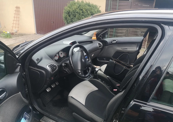 Peugeot 206 cena 6500 przebieg: 190000, rok produkcji 2008 z Świdwin małe 29